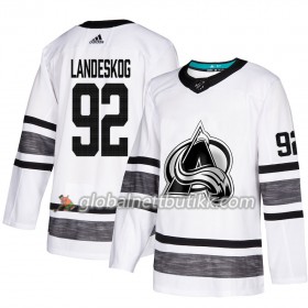 Colorado Avalanche Hockeydrakt Gabriel Landeskog 92 Hvit 2019 NHL All-Star Adidas Authentic - Herre